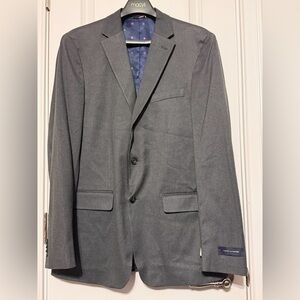 Tommy Hilfiger Men’s Charcoal Two-Button Blazer